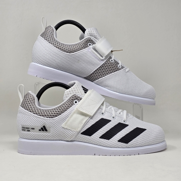 Adidas Powerlift 5 Powerlifting Weightlifting Shoes White GY8919 Men Size 16 New - Picture 2 of 13